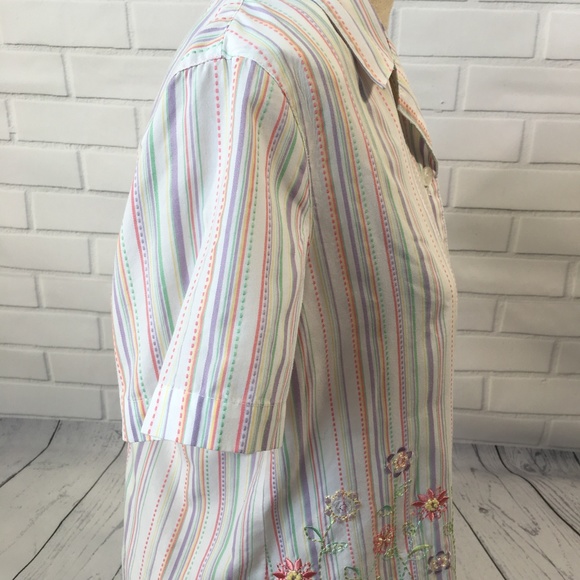 🔥4/$20🔥Alfred Dunner Embroidered Top - Picture 2 of 7